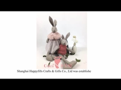 اسباب بازی مخمل دار نرم 100% پنبه ای 23 سانتی متری ارگانیک خرس خاکستری نرم و دوستدار زمین